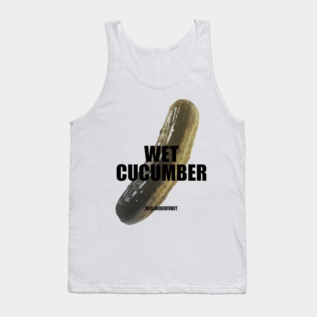 Misunderfruit Wet Cucumber Tank Top by Kiddo Design